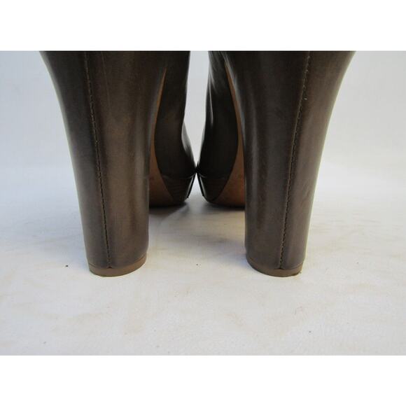 Robert Del Carlo Womens Size 40 EUR Brown Leather Zip Ankle Fashion Boots Bootie - Picture 8 of 11